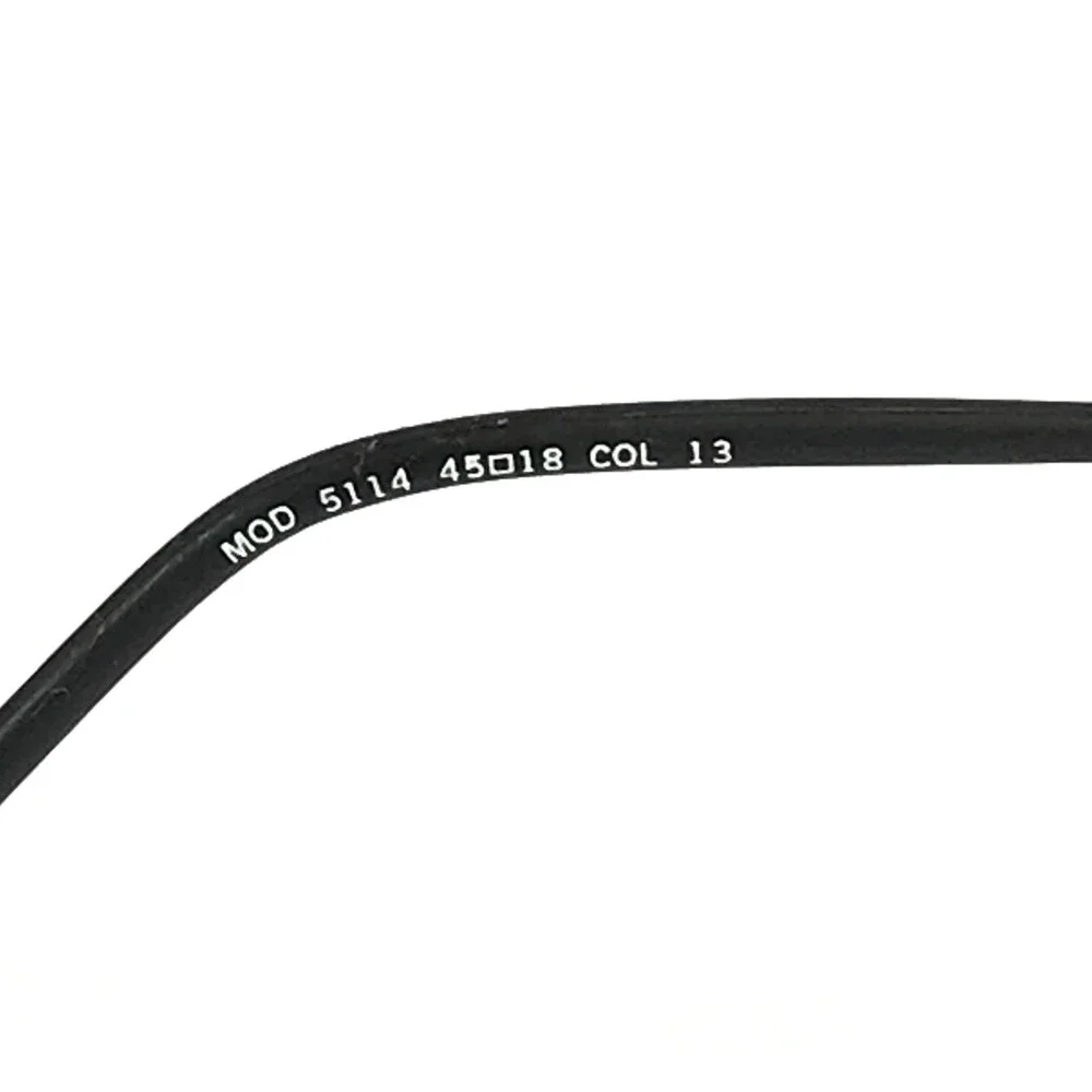 Vintage Arte Eyeglasses Frames MOD 5114 COL 13 Black Red Gray Oval 45-18-128